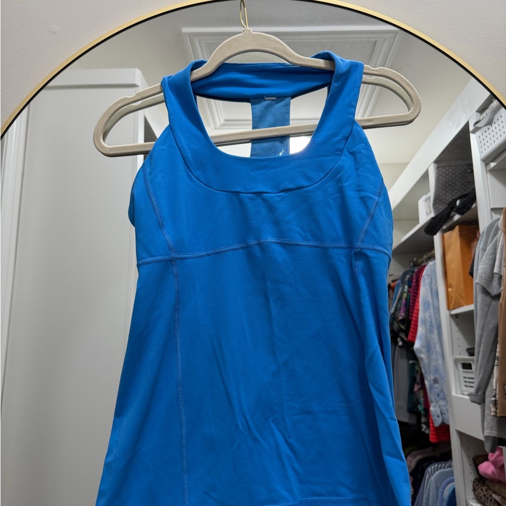 Lululemon Athletica Vibrant Blue Tank Top